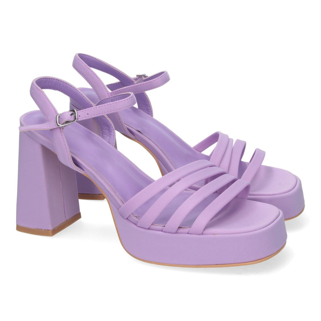 Lila Sandalen, elegant, bequem, für Partys und Hochzeiten