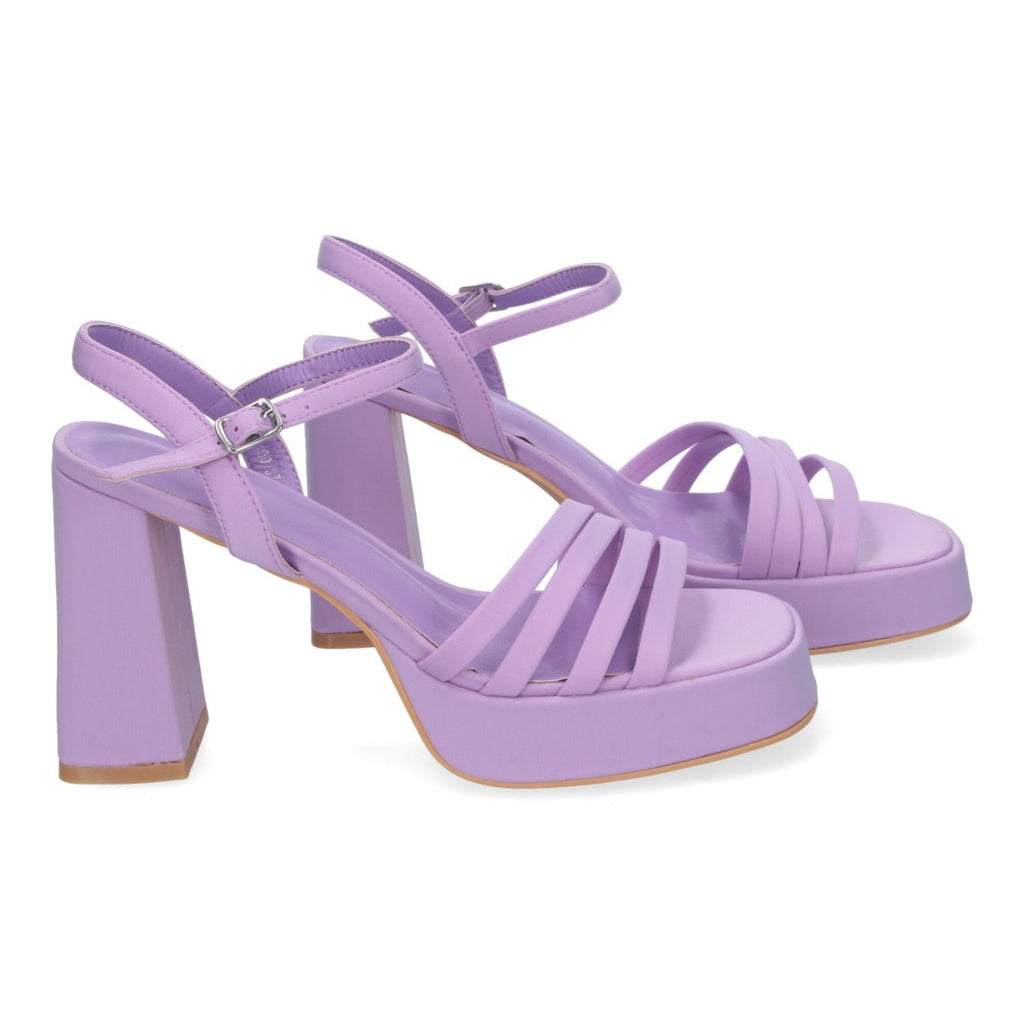 Lila Sandalen, elegant, bequem, für Partys und Hochzeiten