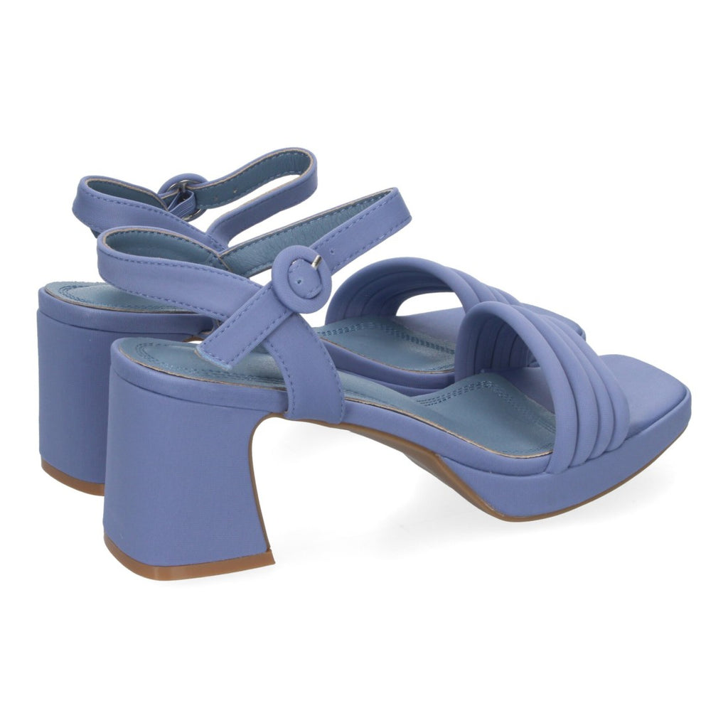 Sandalias Azules Tacón Elegantes Cómodas Fiesta Bodas