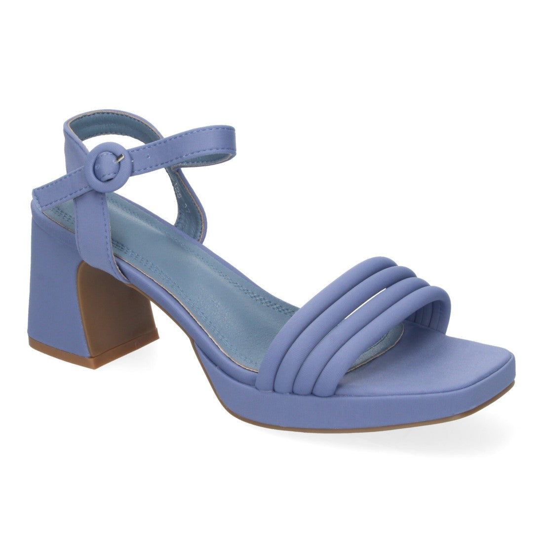 Sandalias Azules Tacón Elegantes Cómodas Fiesta Bodas