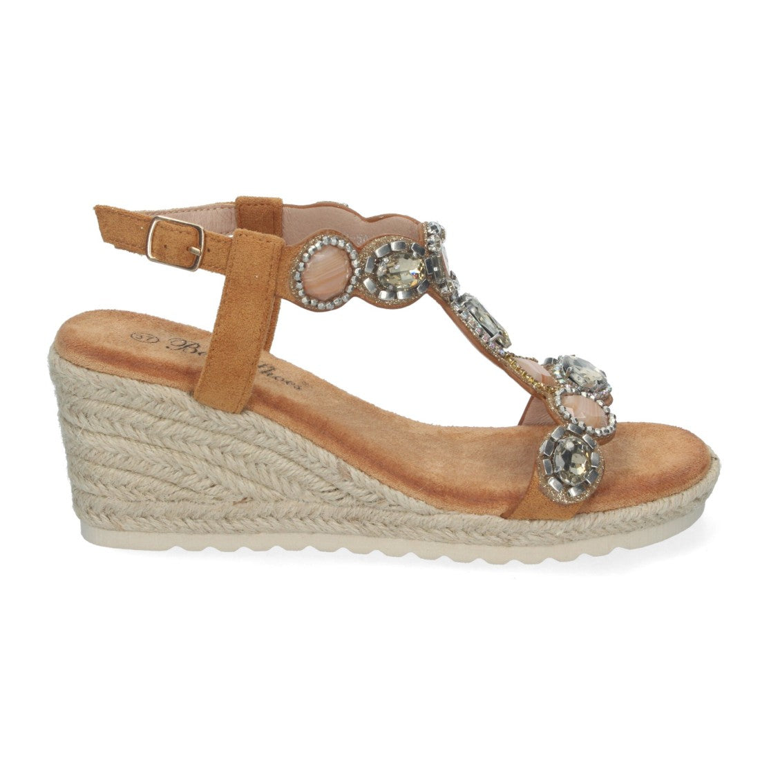 Sandalias Camel Mujer Elegantes Verano