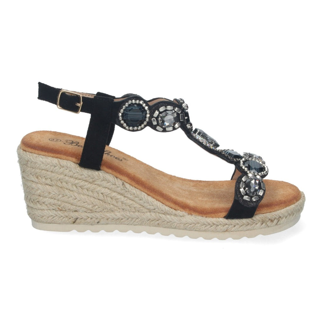 Sandalias Negras Mujer Elegantes Verano