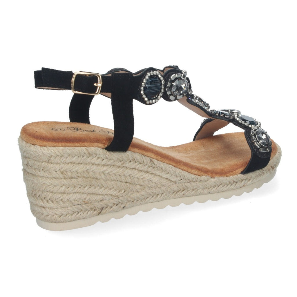 Sandalias Negras Mujer Elegantes Verano