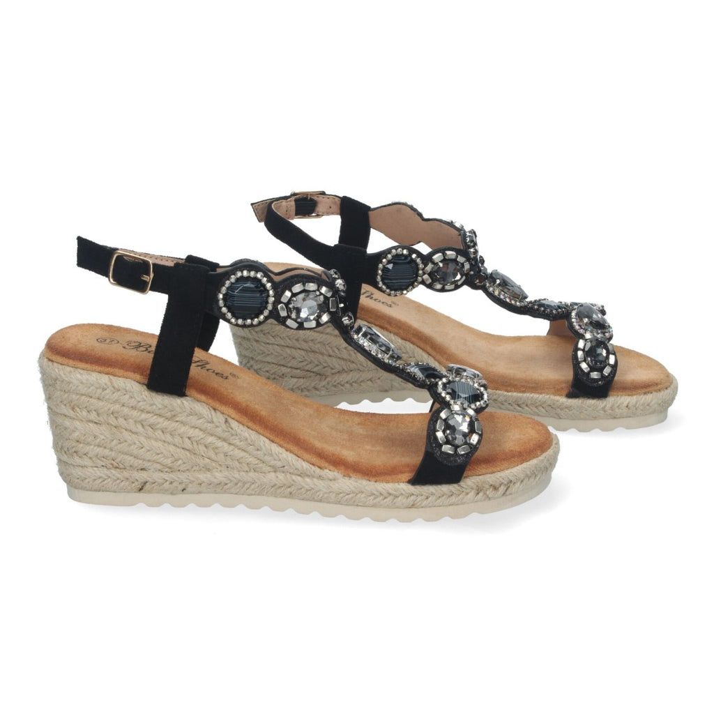 Sandalias Negras Mujer Elegantes Verano