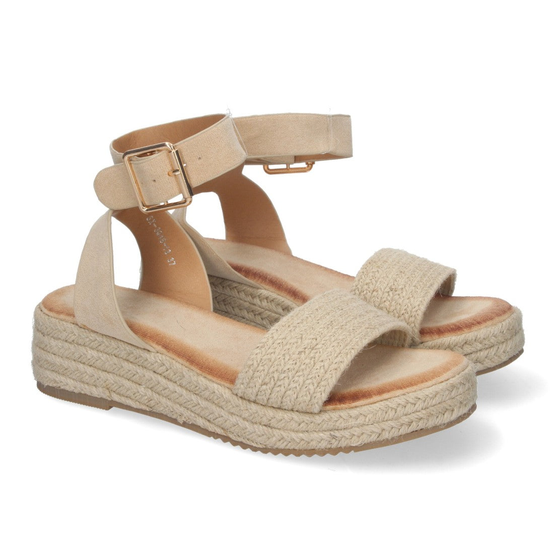 Sandalias Beige Mujer Elegantes Verano