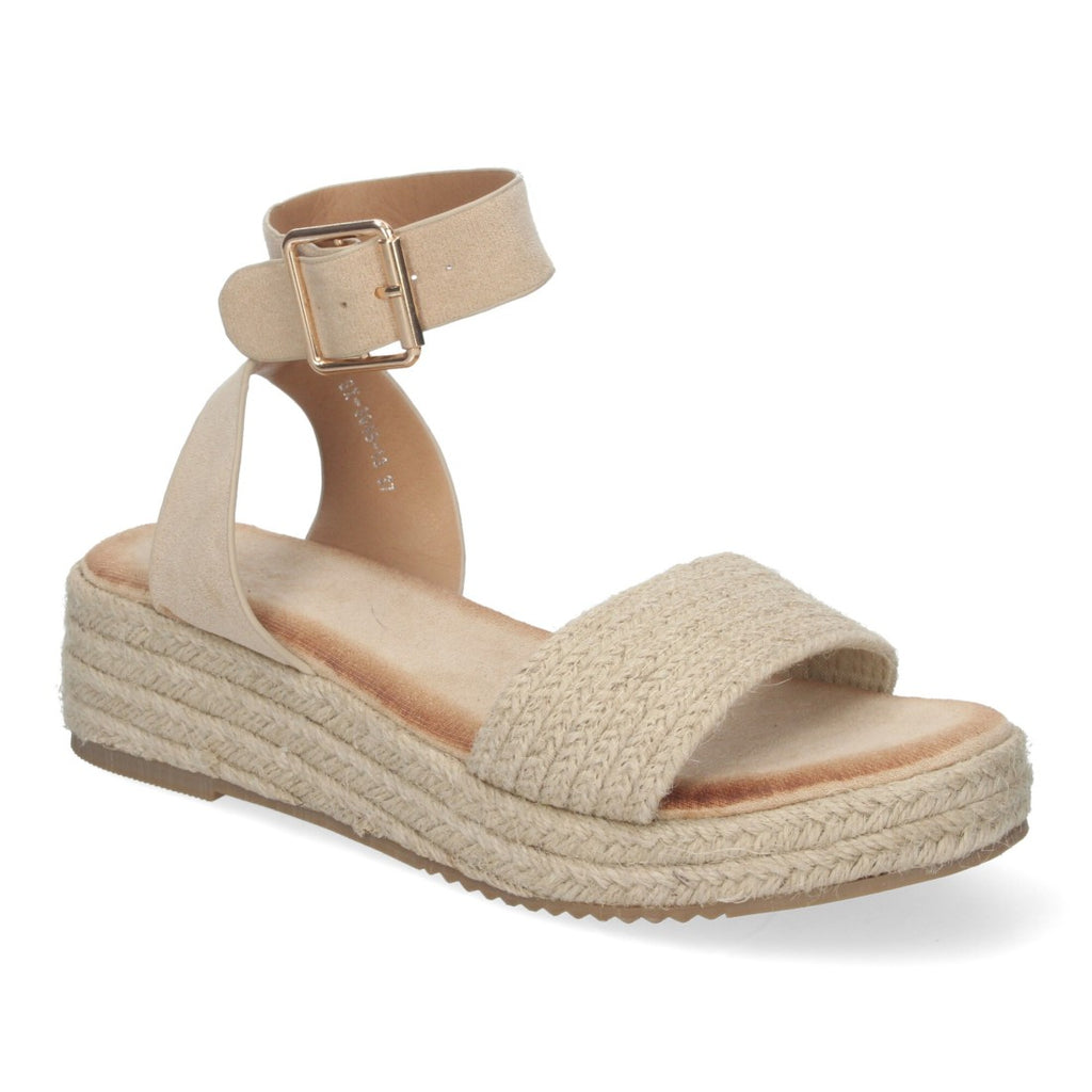 Sandalias Beige Mujer Elegantes Verano