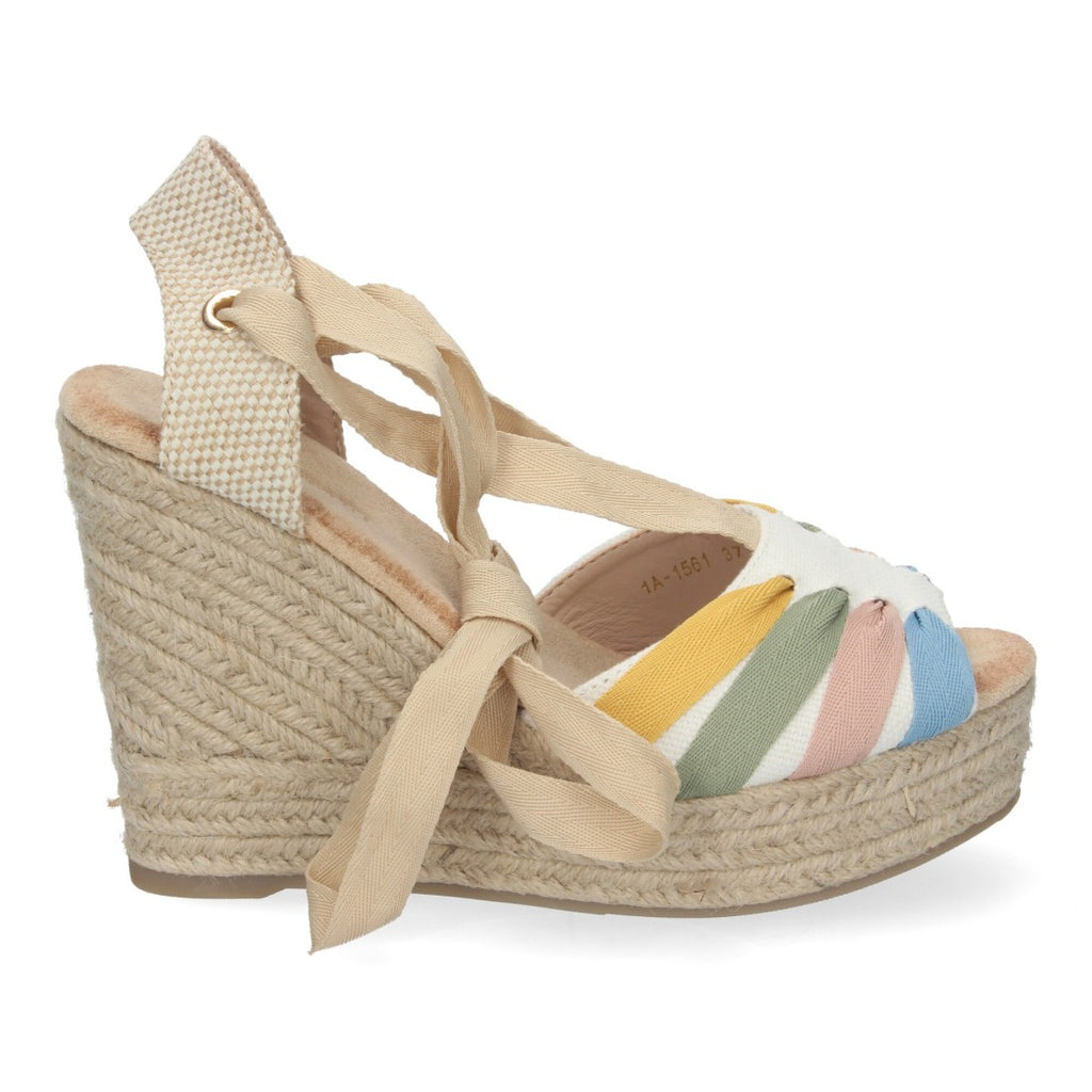 Sandalias Planas Multicolor Alegres Mujer