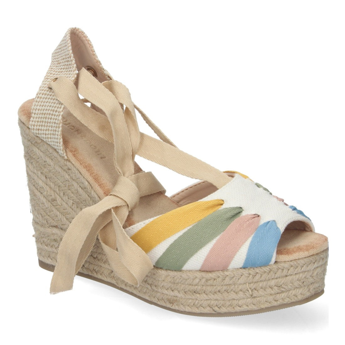 Sandalias Planas Multicolor Alegres Mujer