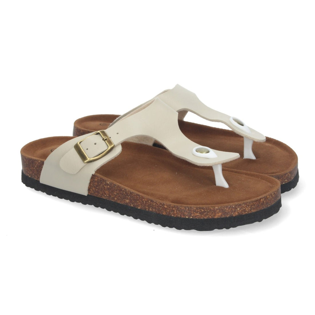Sandalias Beige Mujer Verano Cómodas