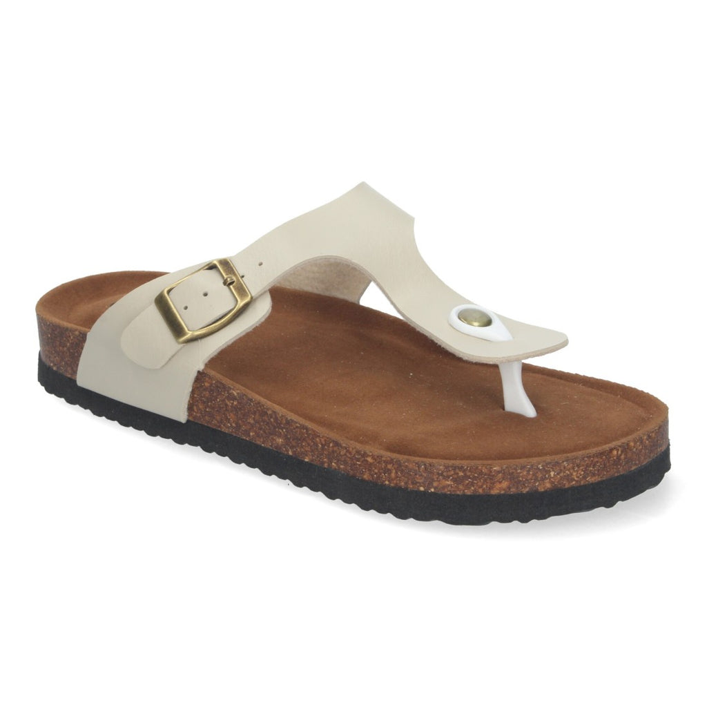 Sandalias Beige Mujer Verano Cómodas