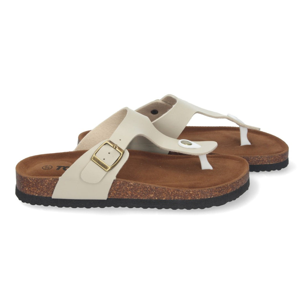 Sandalias Beige Mujer Verano Cómodas