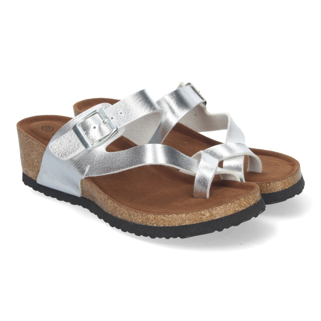Sandalias Plata Mujer Elegantes Fiesta