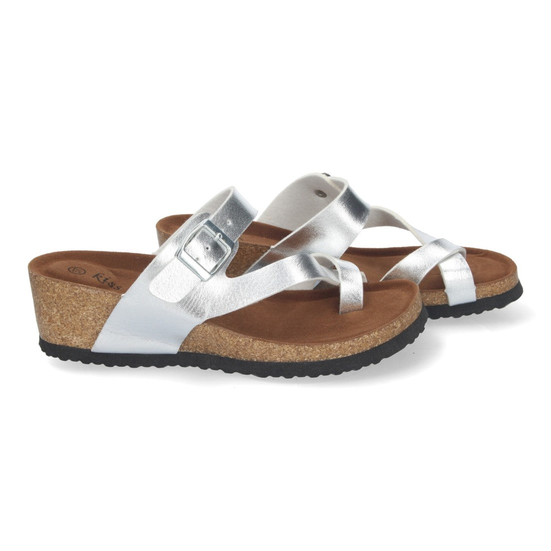 Sandalias Plata Mujer Elegantes Fiesta