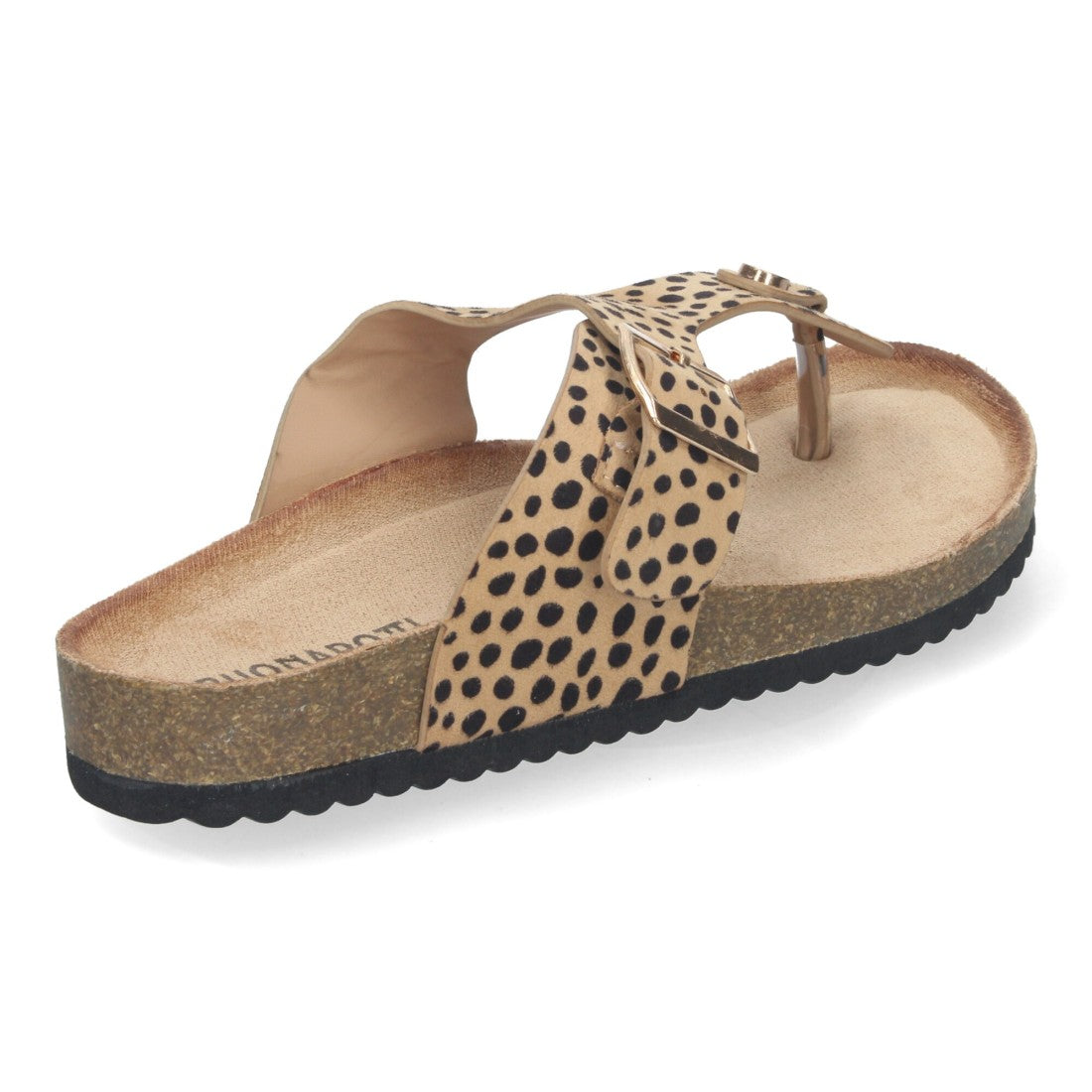 Sandalias Planas Estampado Leopardo Atrevidas Mujer