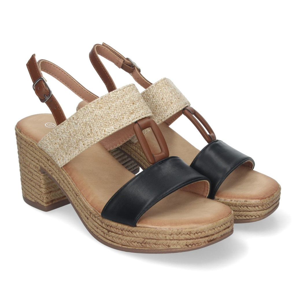 Sandalias Negras Mujer Cómodas