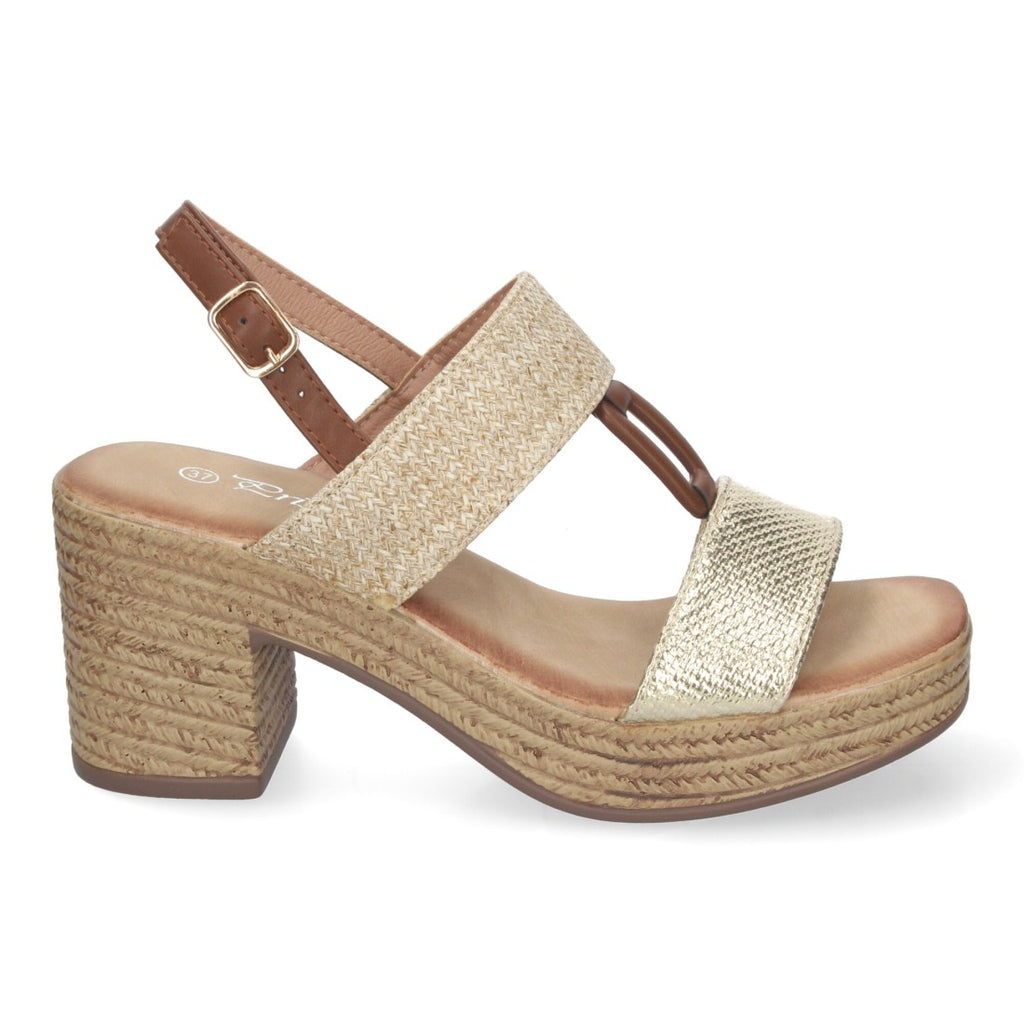 Sandalias Doradas Mujer Elegantes