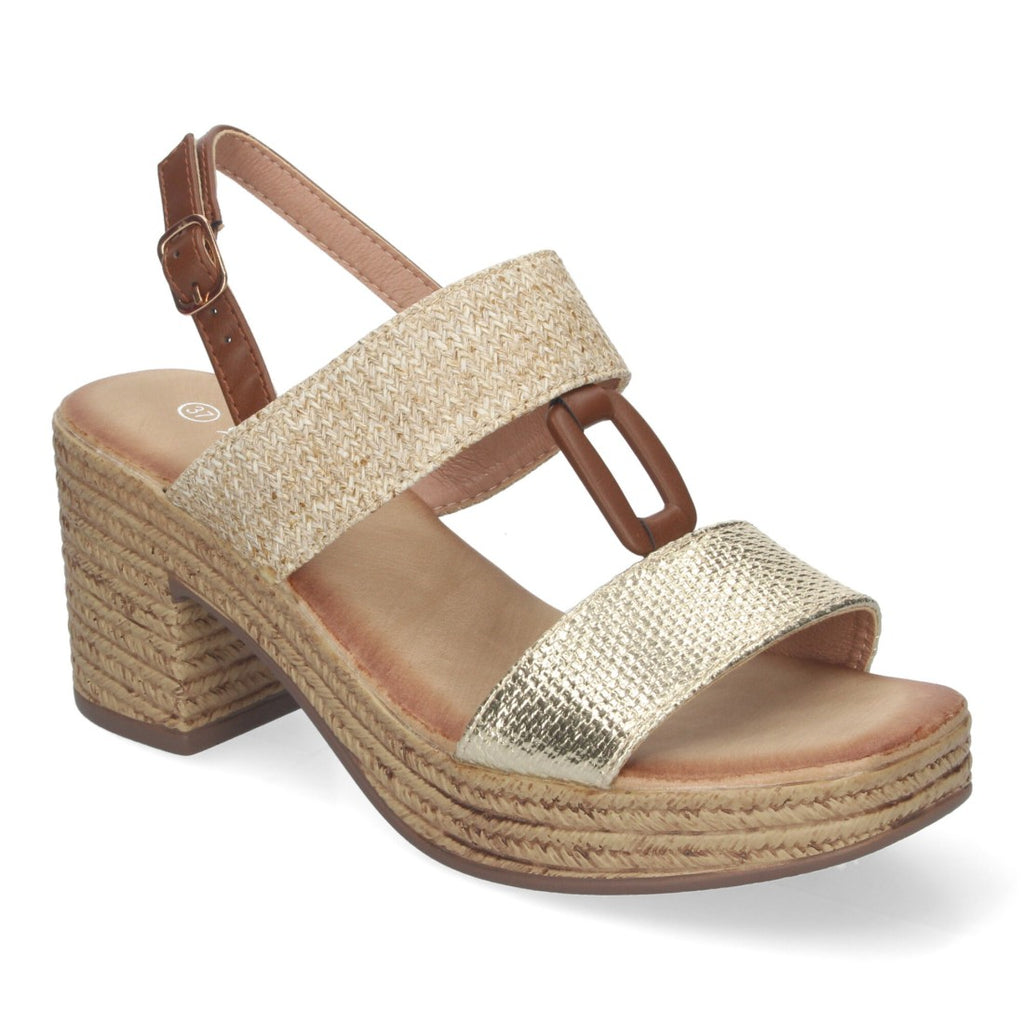 Sandalias Doradas Mujer Elegantes