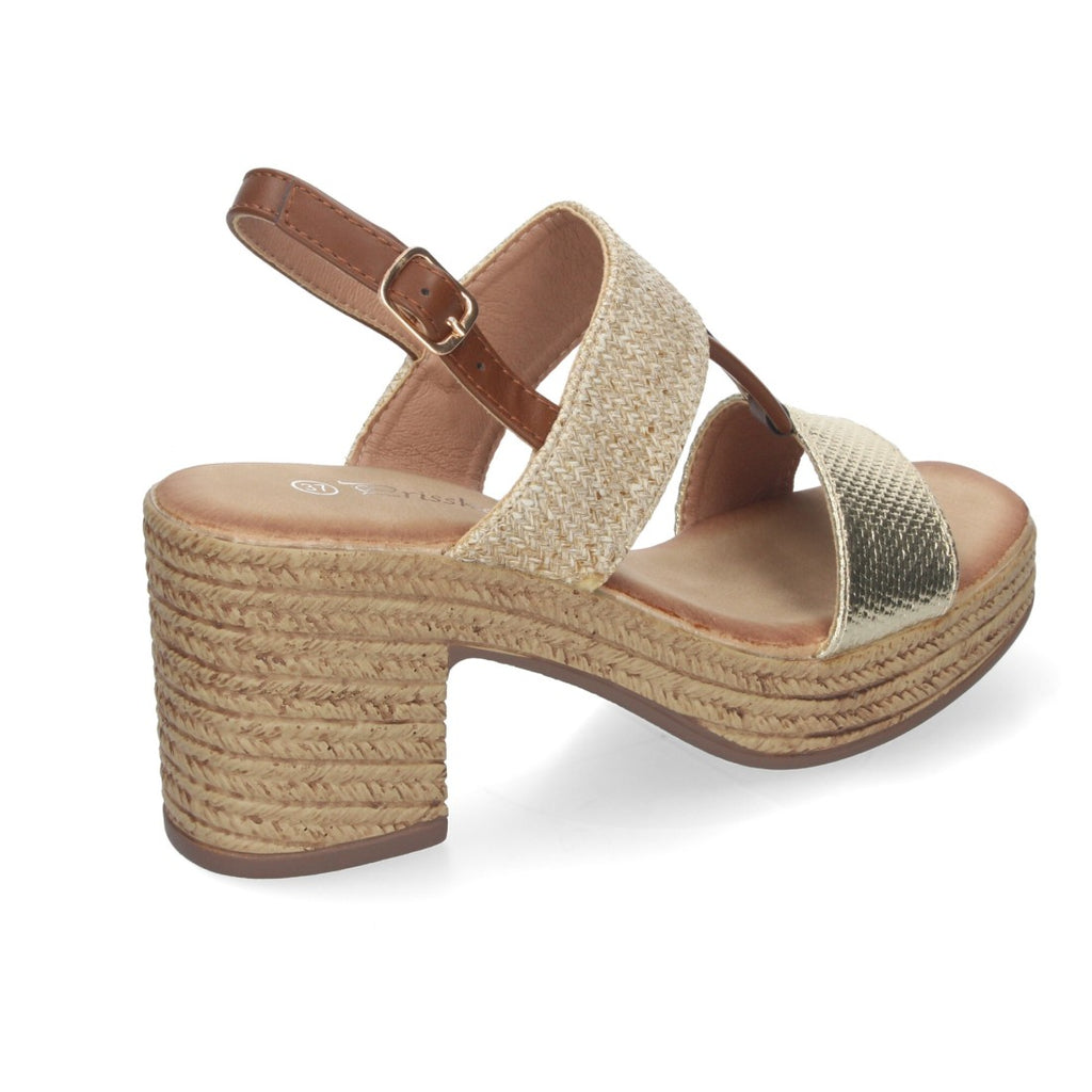 Sandalias Doradas Mujer Elegantes
