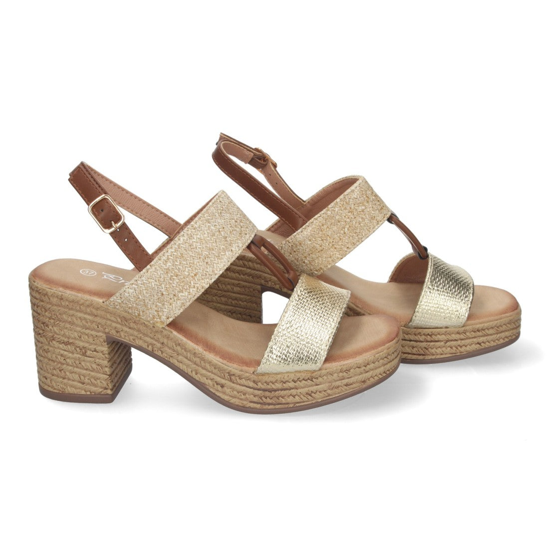 Sandalias Doradas Mujer Elegantes