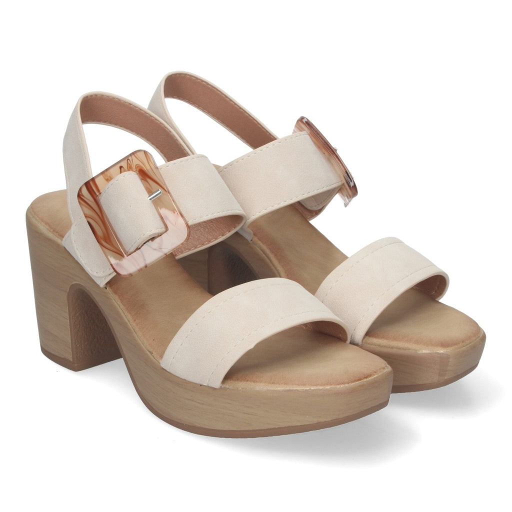 Sandalias Beige Mujer Elegantes