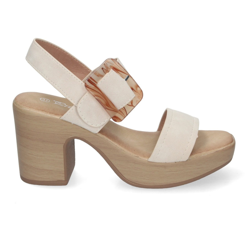 Sandalias Beige Mujer Elegantes