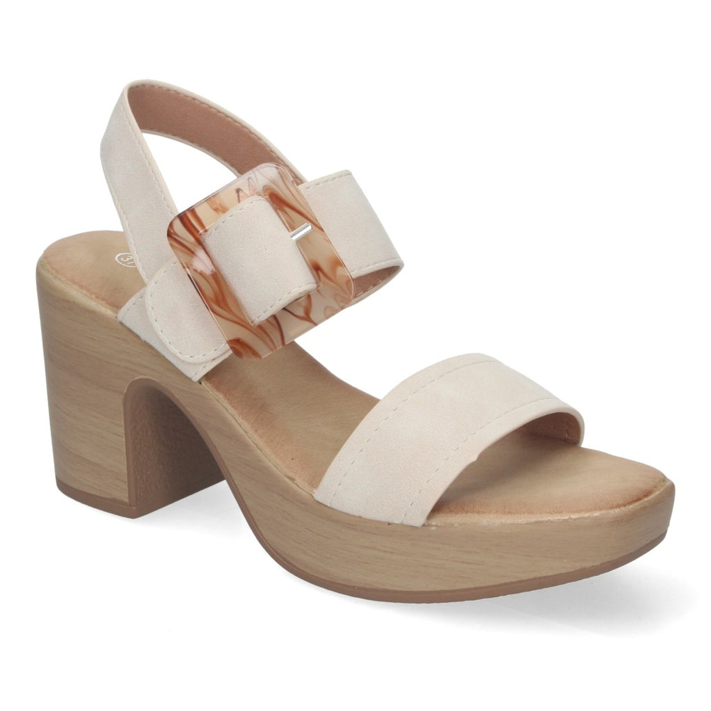 Sandalias Beige Mujer Elegantes