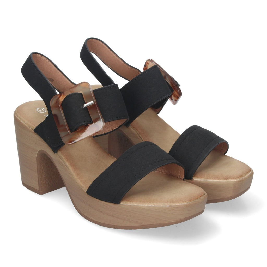 Sandalias Negras Mujer Planas