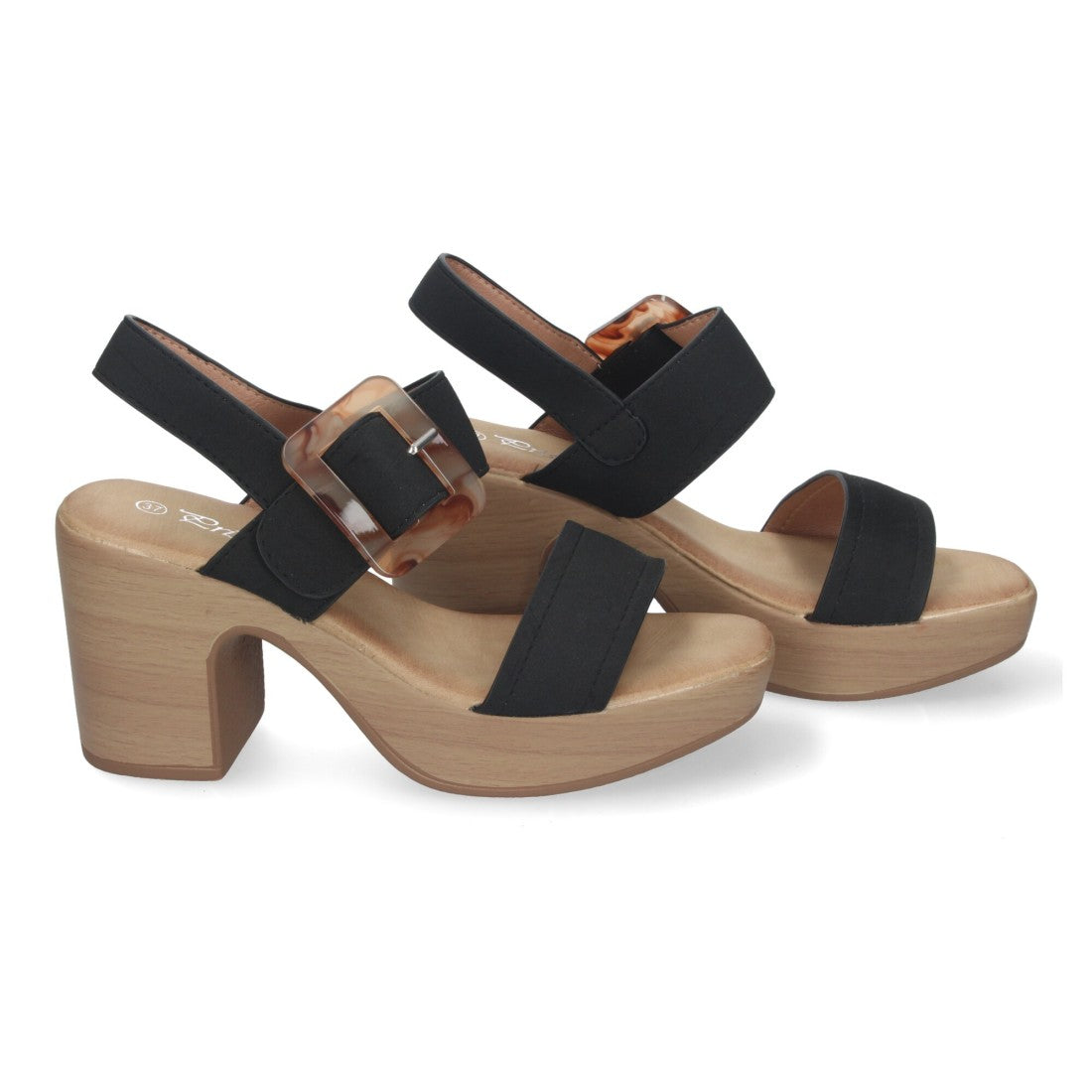 Sandalias Negras Mujer Planas