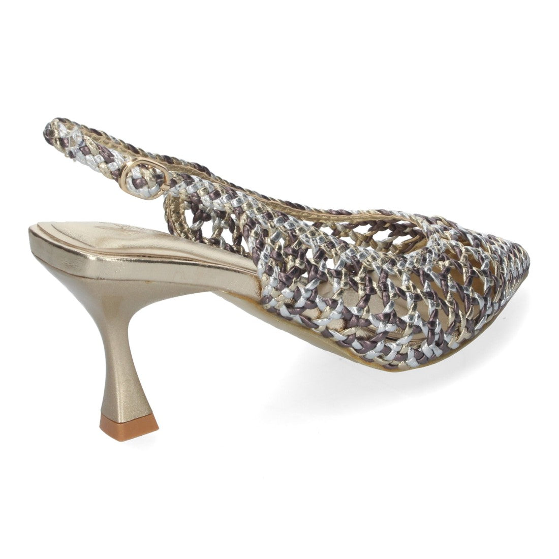 Zapatos de Tacón Gris Mujer