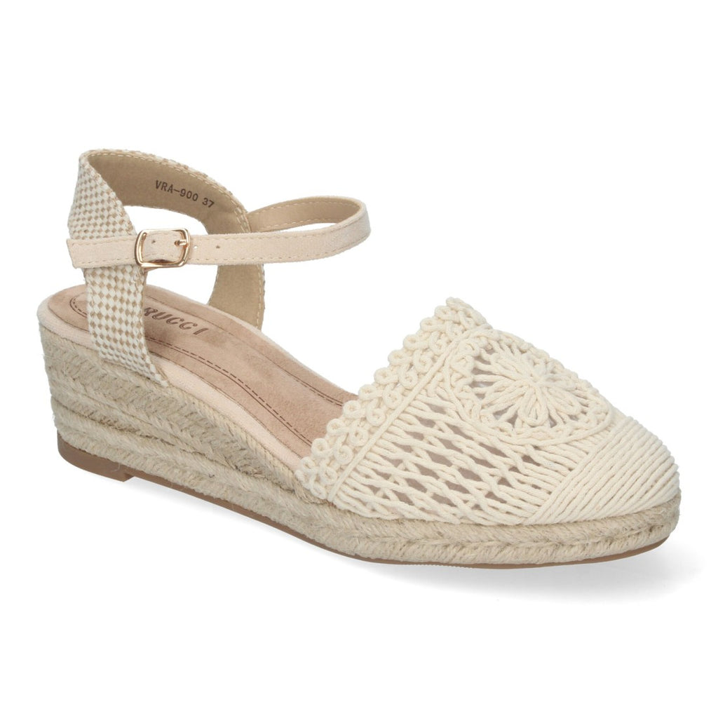 Sandalias Beige Mujer Elegantes Verano