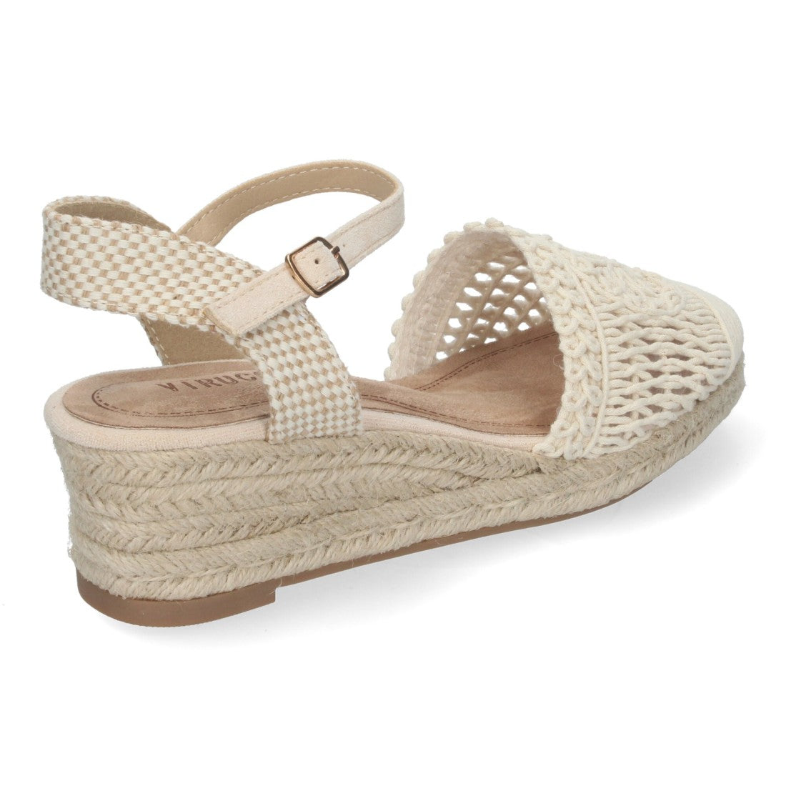 Sandalias Beige Mujer Elegantes Verano