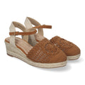 Sandalias Cuero Mujer Elegantes Verano