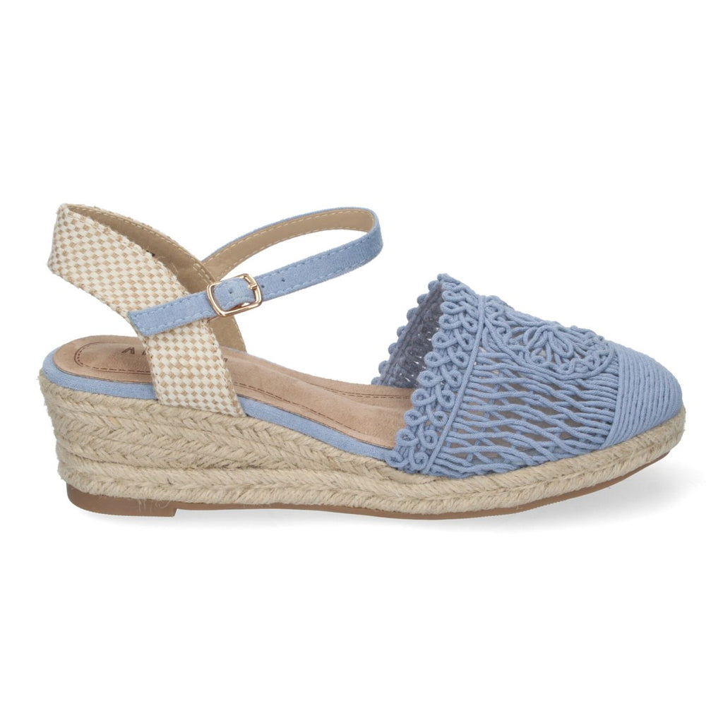 Sandalias Azul Marino Mujer Elegantes Verano