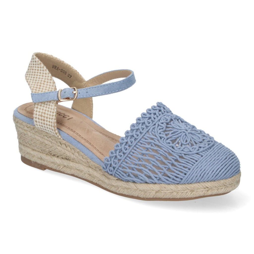 Sandalias Azul Marino Mujer Elegantes Verano