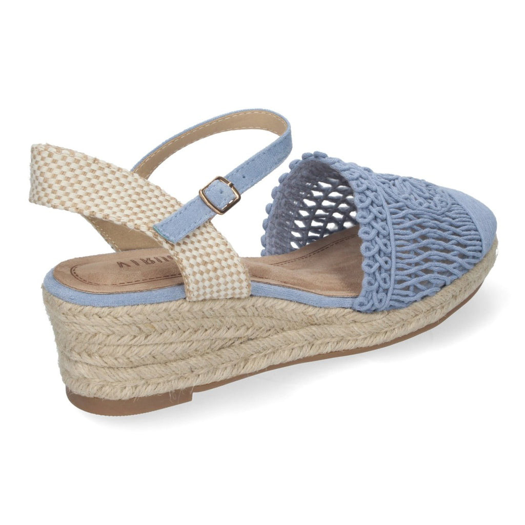 Sandalias Azul Marino Mujer Elegantes Verano