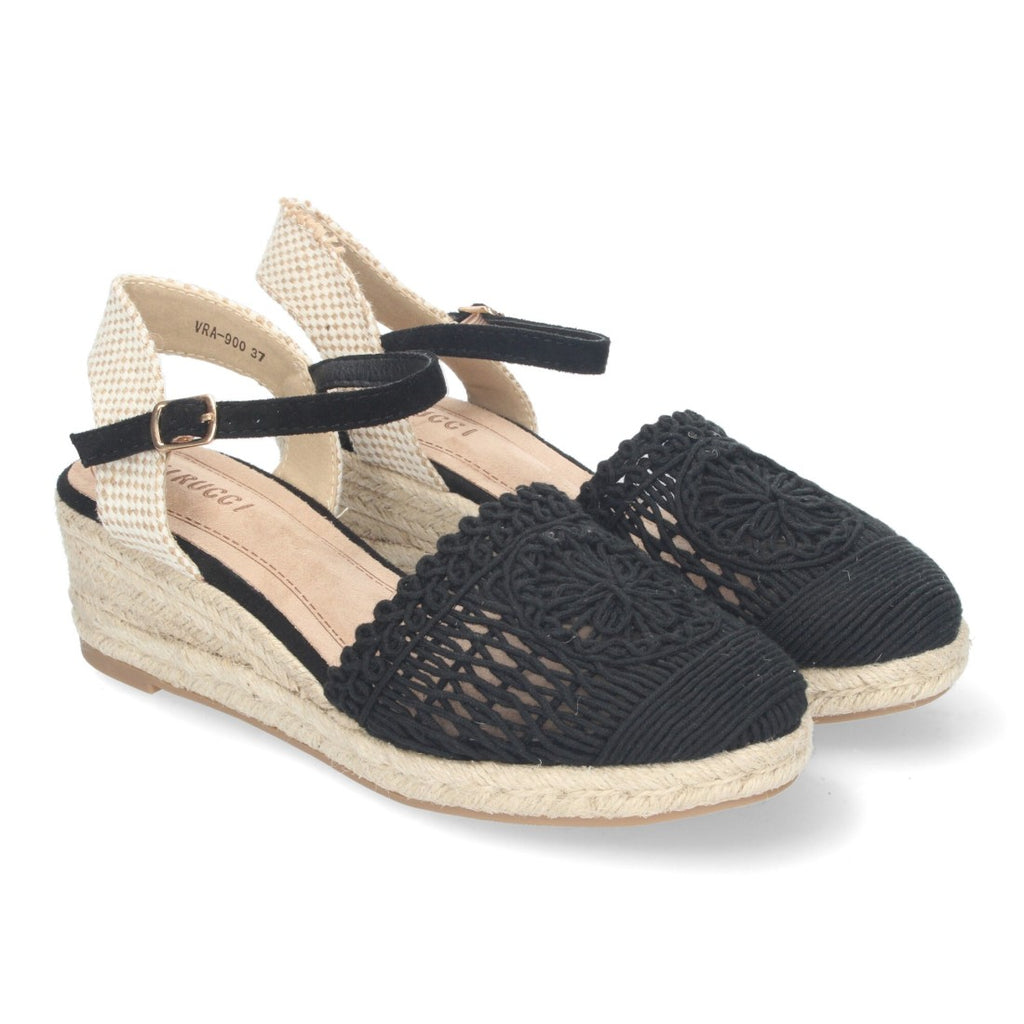 Sandalias Negras Mujer Elegantes Verano
