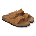 Sandalias Taupe Mujer Bio Estilo Esclava Planta Anatómica Hebilla Elegantes