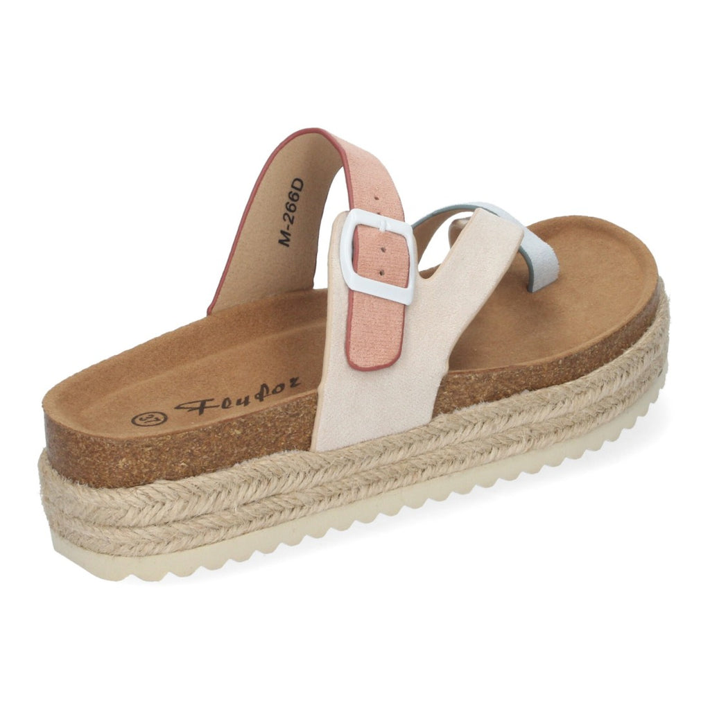 Sandalias Beige Mujer Elegantes Verano