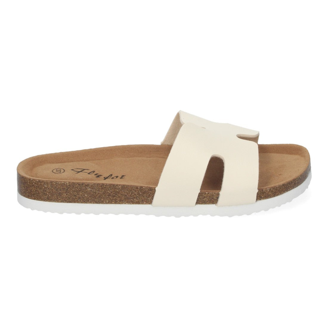 Sandalias Beige Mujer Planas Bio Plantilla Anatómica Elegantes Cómodas