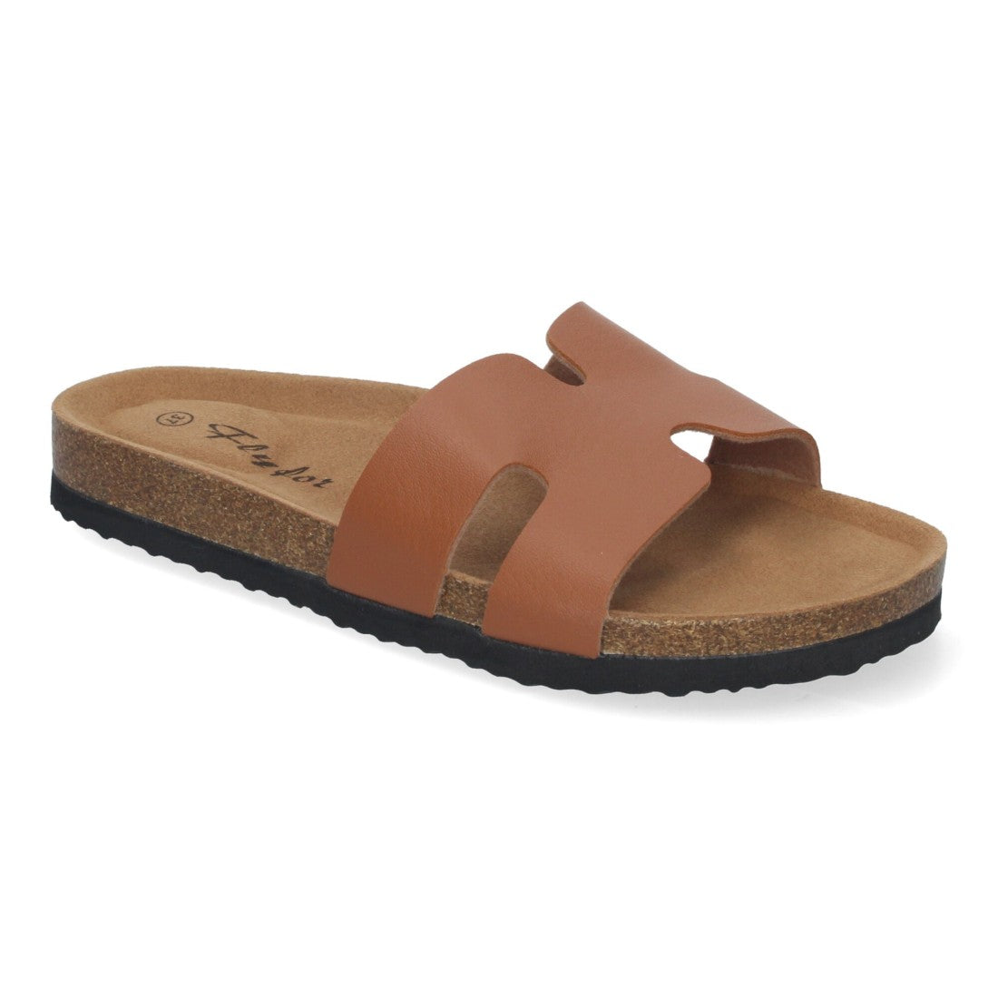 Sandalias Taupe Mujer Planas Bio Plantilla Anatómica Elegantes Cómodas