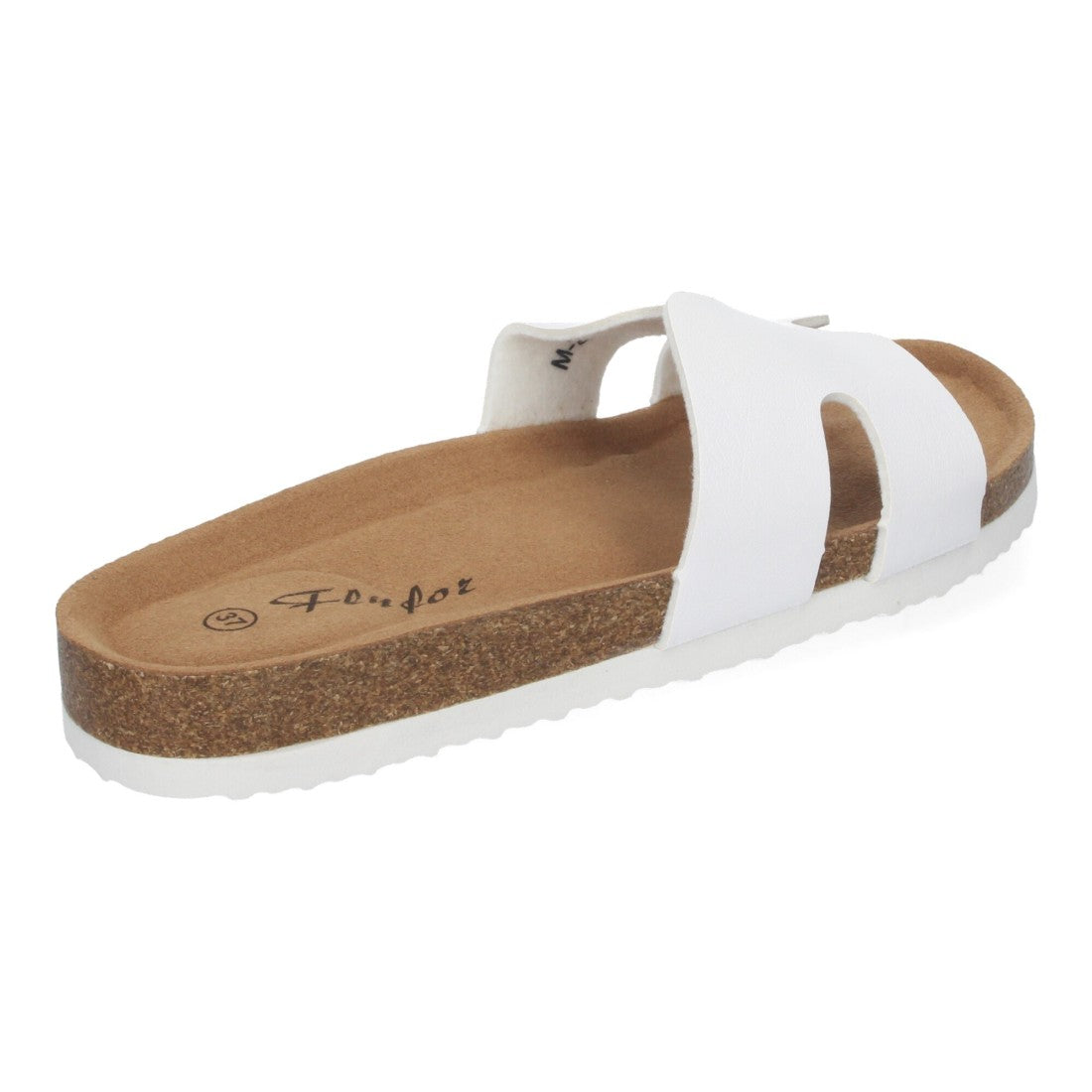 Sandalias Blancas Mujer Planas Bio Plantilla Anatómica Elegantes Cómodas