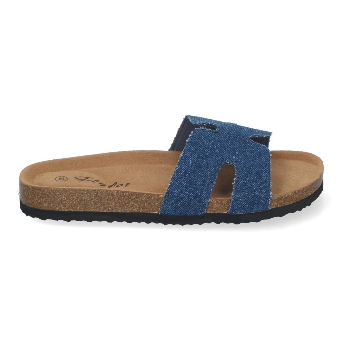 Sandalias Jeans Mujer Planas Bio Plantilla Anatómica Elegantes Cómodas