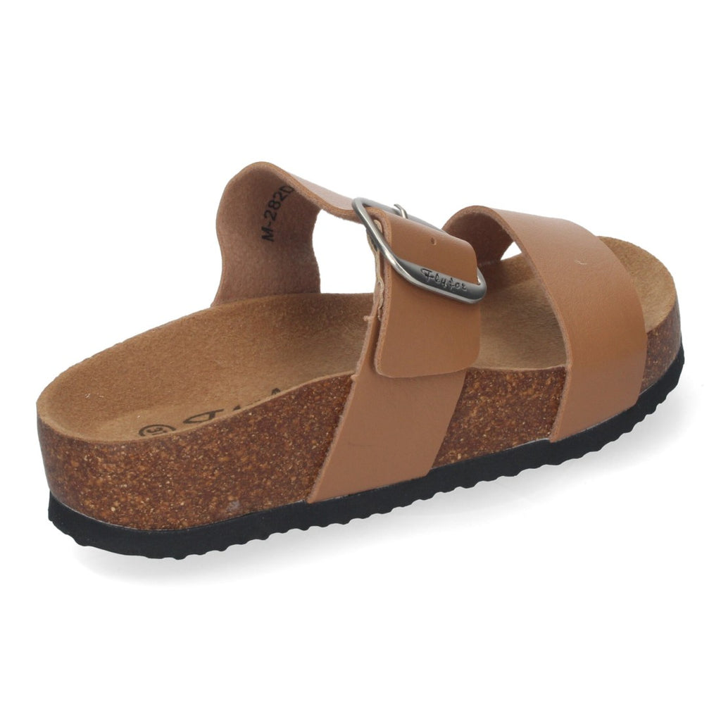 Sandalias Taupe Mujer Cuña Bio Plantilla Anatómica Estilo Esclava Elegantes