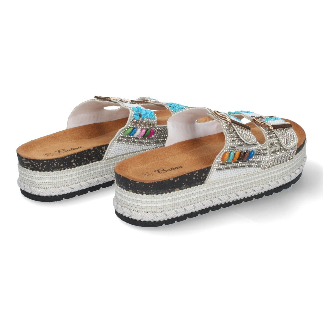Sandalias Blancas Mujer Planas Cómodas