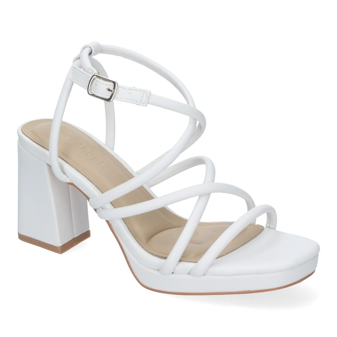 Weiße Sandalen Glitzernd Elegant Party Hochzeit