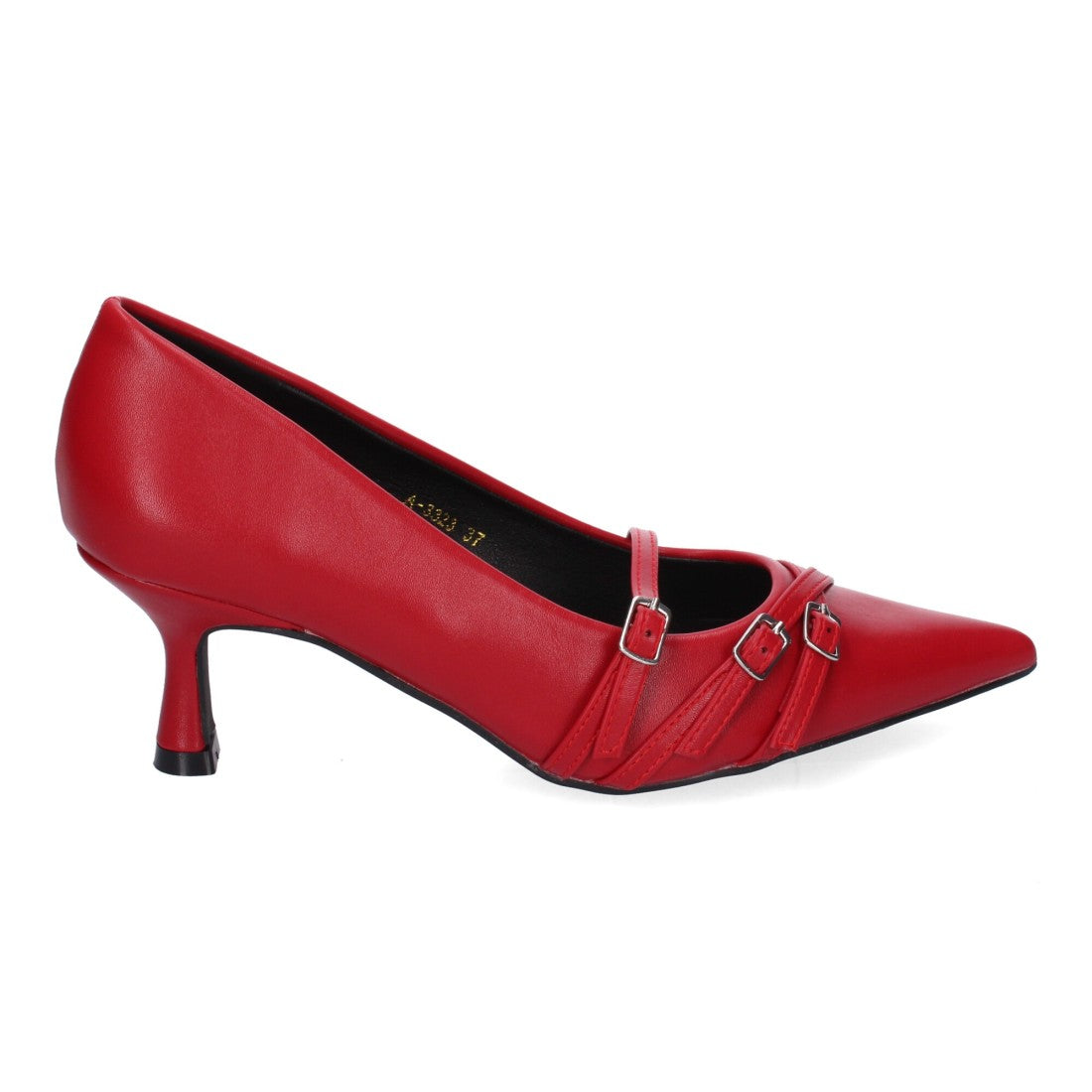Zapatos de Tacón Rojo Mujer