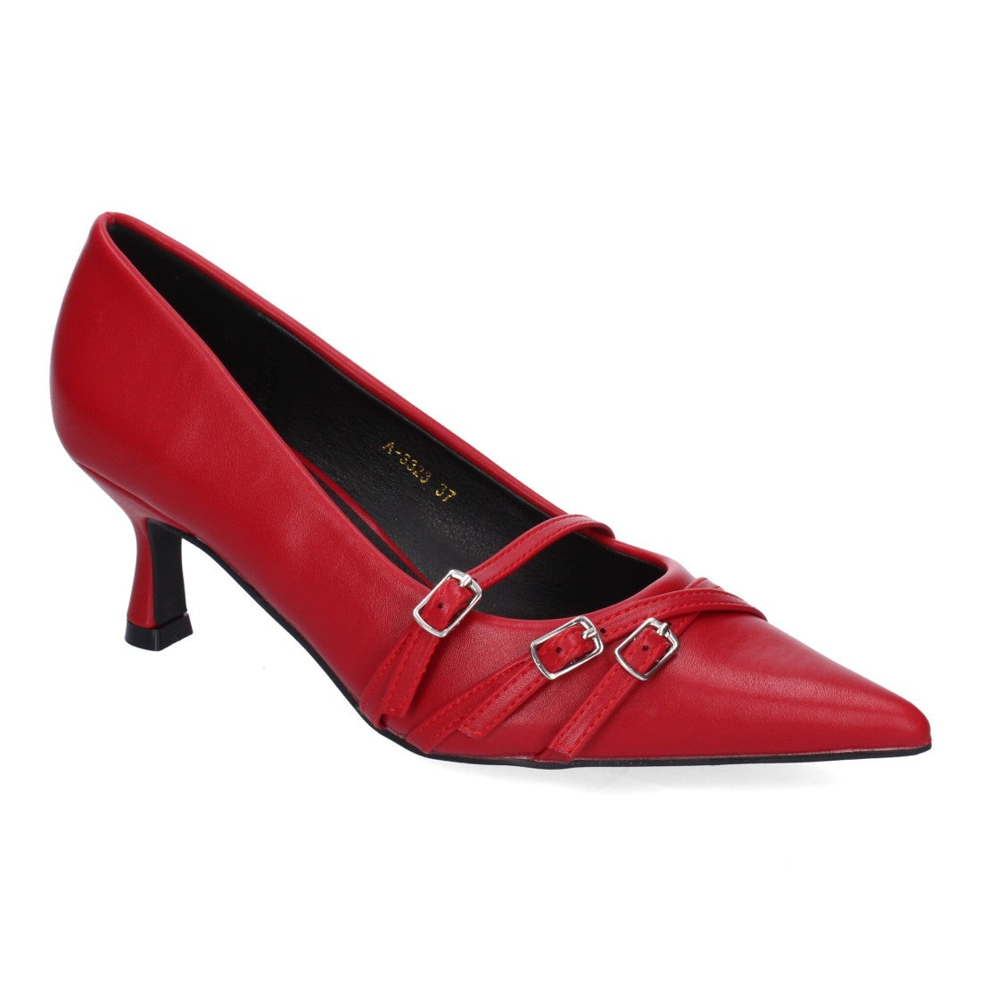 Zapatos de Tacón Rojo Mujer