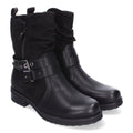 Elegante schwarze Stiefel mit Absatz