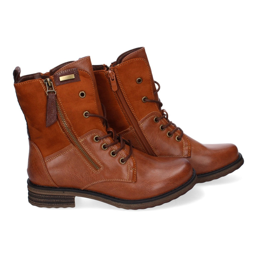 Elegante Kamelstiefel mit Absatz