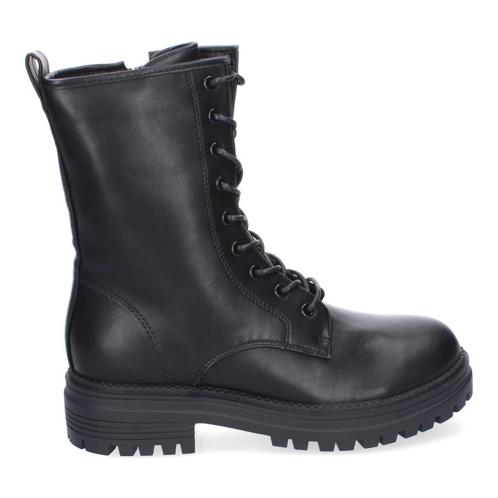 Elegante schwarze Stiefel mit Absatz